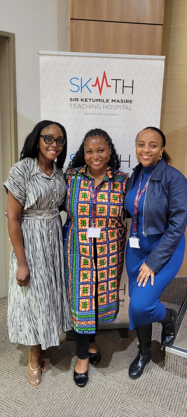 The three 2026 Montegut Global Scholars at the conference